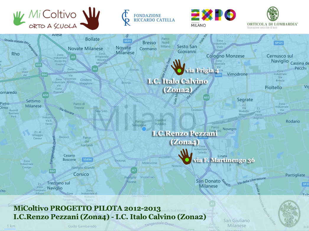 MiColtivo Progetti Pilota Milano piantina